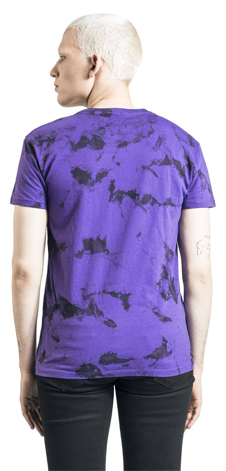 EMP "Man's T-Shirt" T-Shirt Schwarz/lila Von Outer Vision