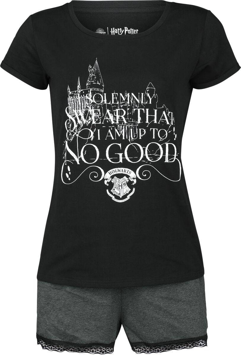 EMP "Marauder's map" Schlafanzug schwarz von Harry Potter