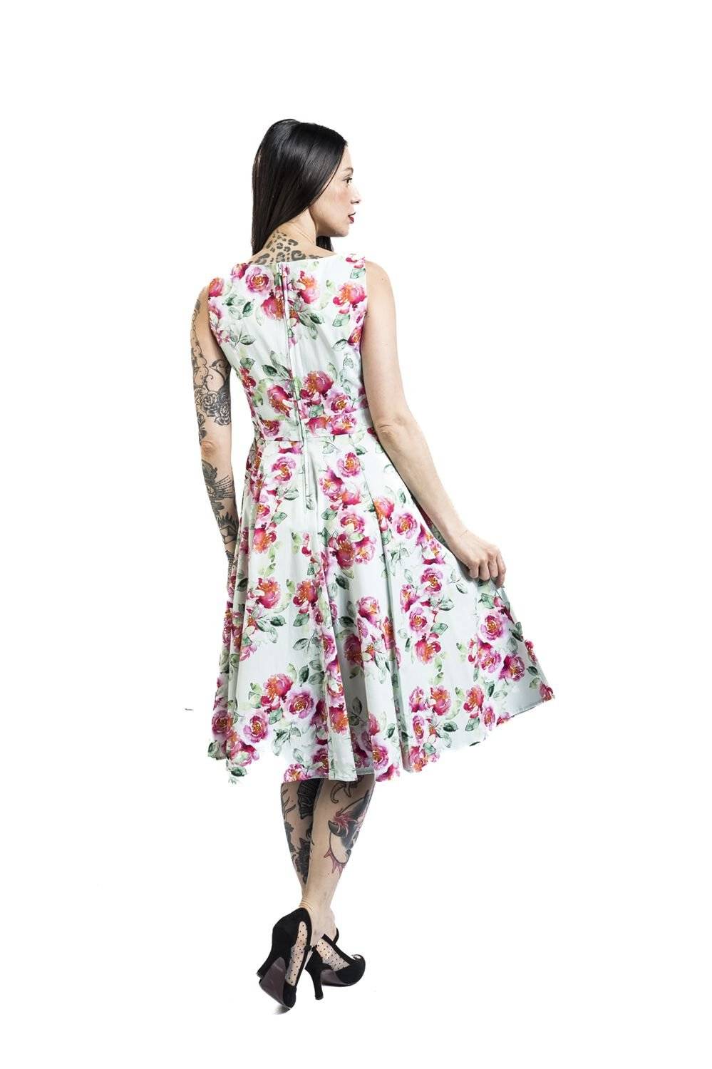 EMP "Marissa Floral Swing Dress" Mittellanges Kleid Multicolor Von H&R London