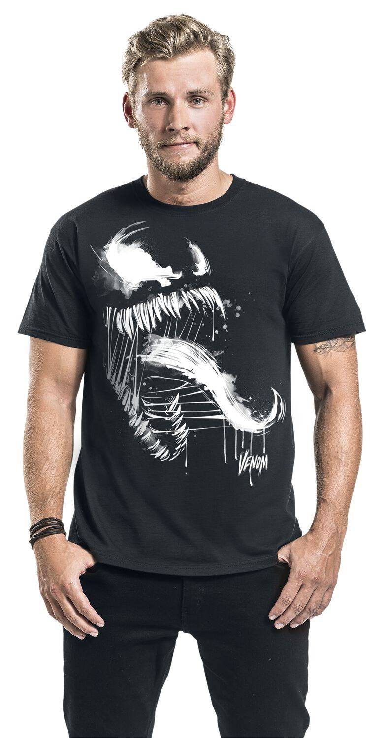 EMP "Marvel Games - Spider-Man 2 - Venom Splatter" T-Shirt Schwarz Von Spider-Man