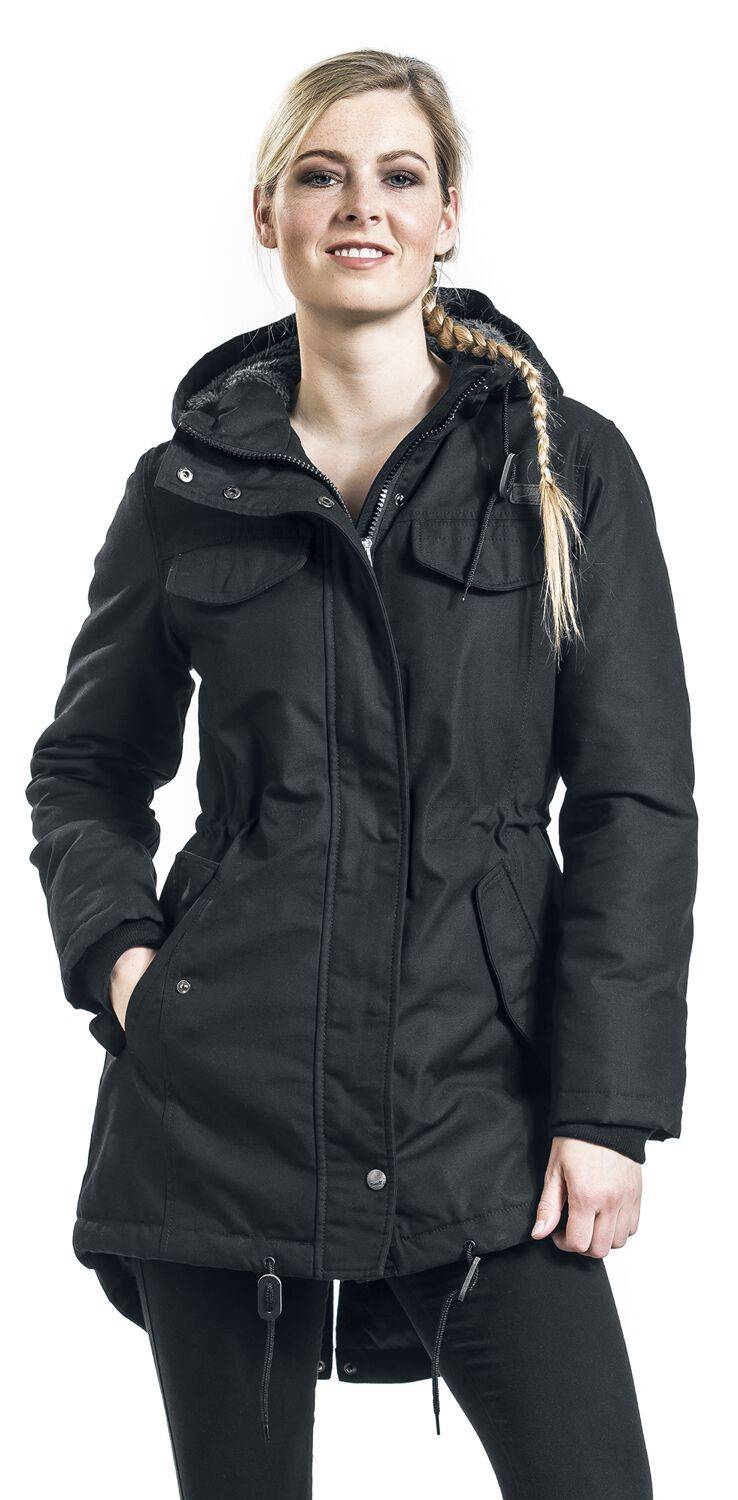 EMP "Mash Lake Parka Girls" Parka Schwarz Von Brandit