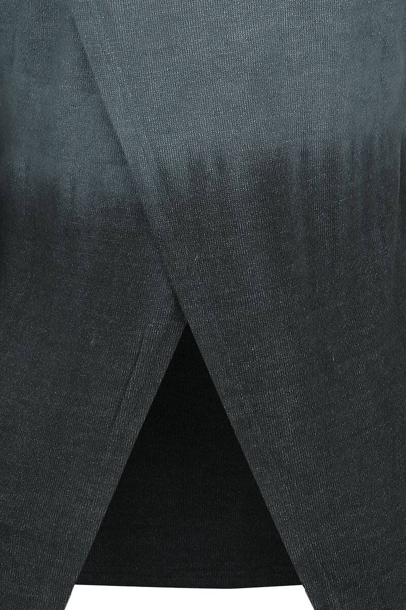 EMP "Mazarine Top" Strickpullover Grau/schwarz Von Innocent