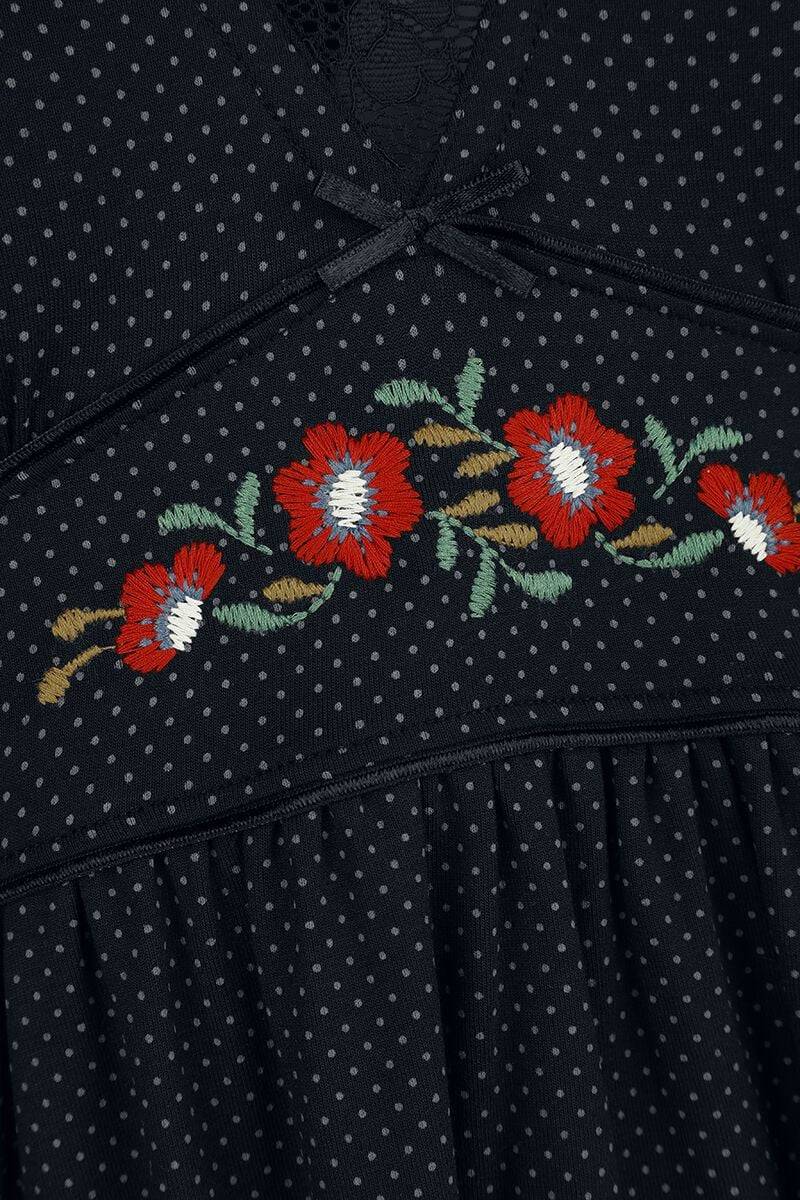 EMP "Meadow Love Dress" Kurzes Kleid Schwarz Von Vive Maria