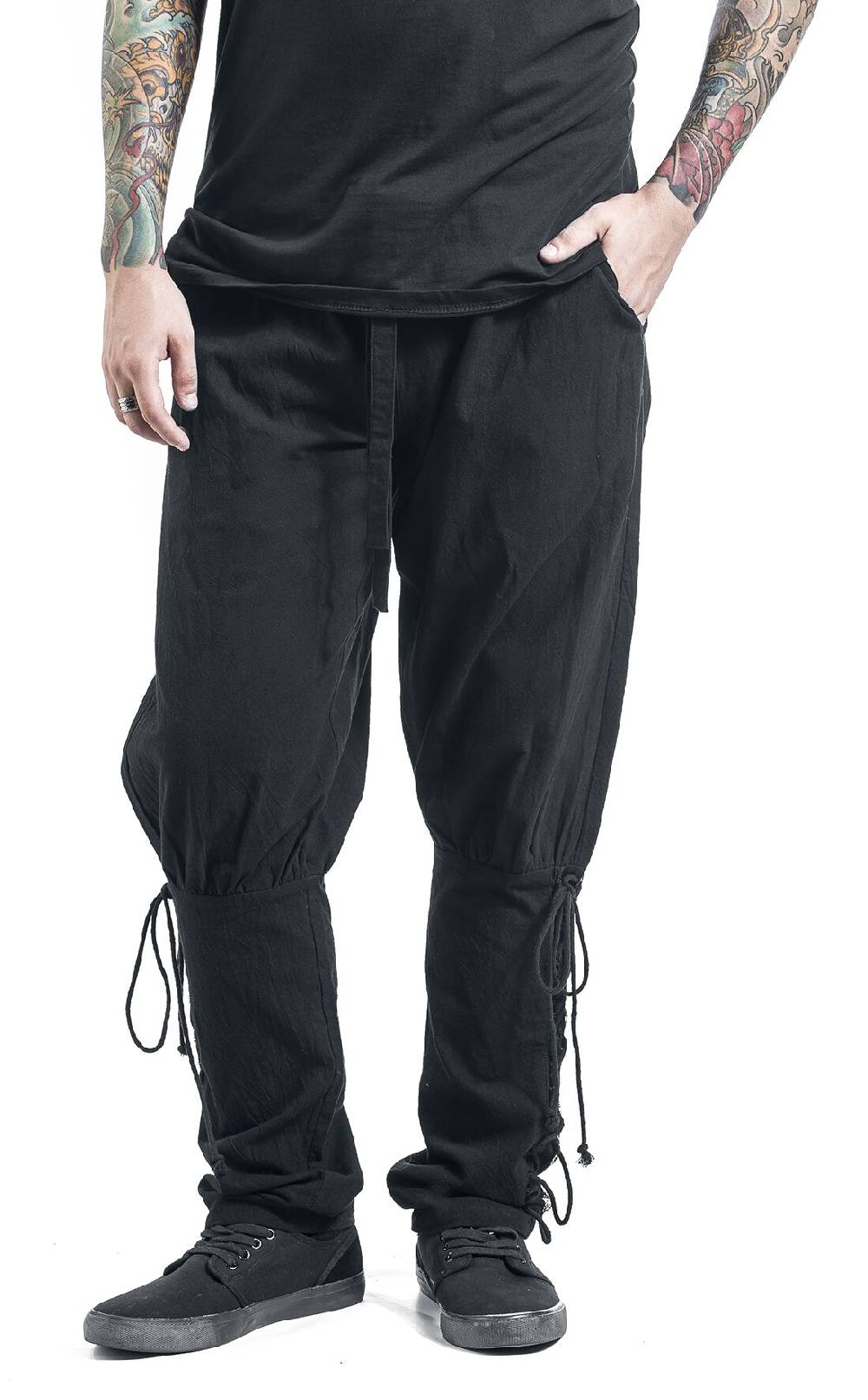 EMP "Medieval Hose Irwin" Hose Schwarz Von Banned Alternative
