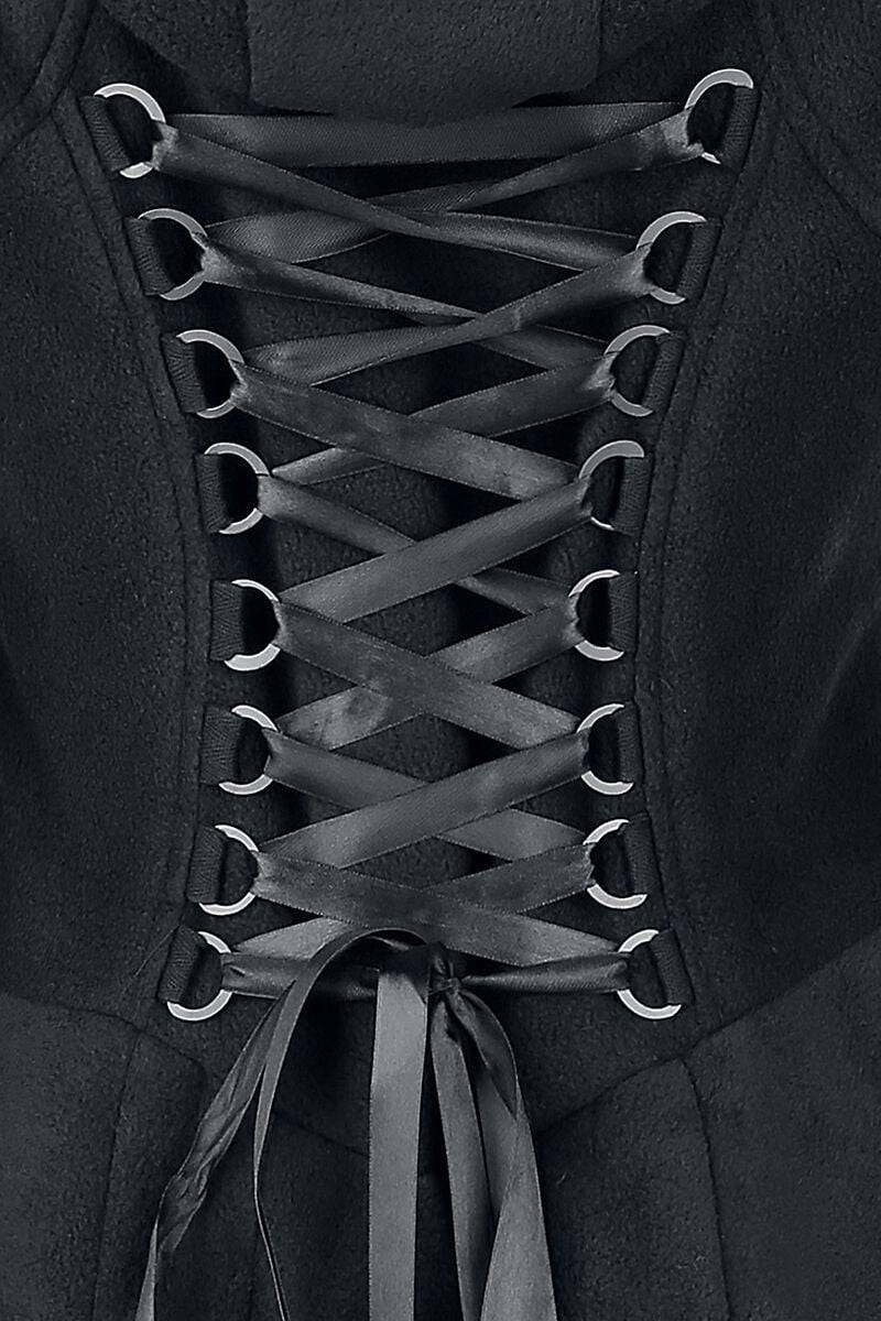 EMP "Memorial Coat" Wintermantel Schwarz Von Poizen Industries