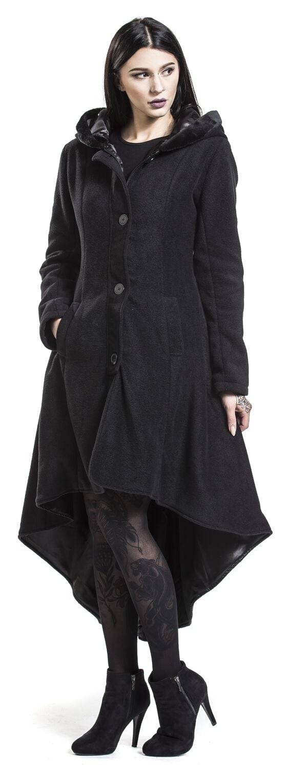EMP "Memorial Coat" Wintermantel Schwarz Von Poizen Industries