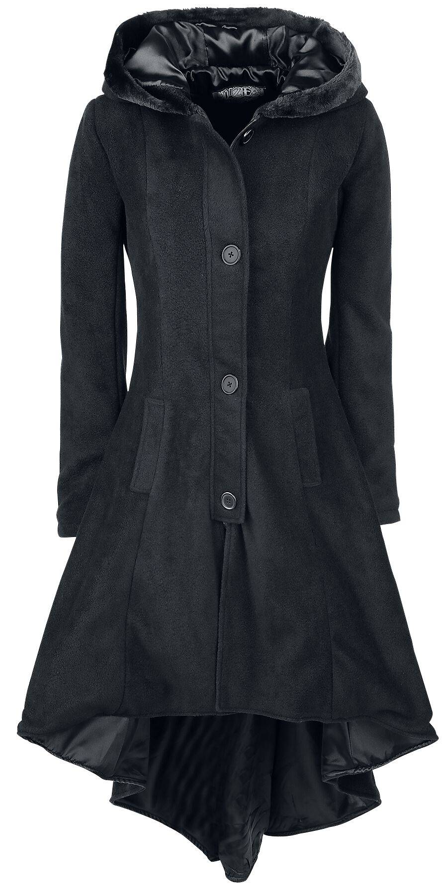 EMP "Memorial Coat" Wintermantel schwarz von Poizen Industries