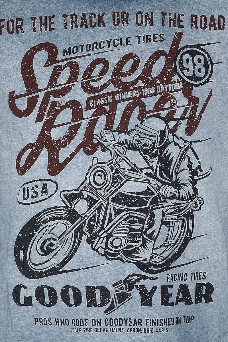 EMP "Men T-Shirt Comfort Fit" T-Shirt Blau Von GoodYear