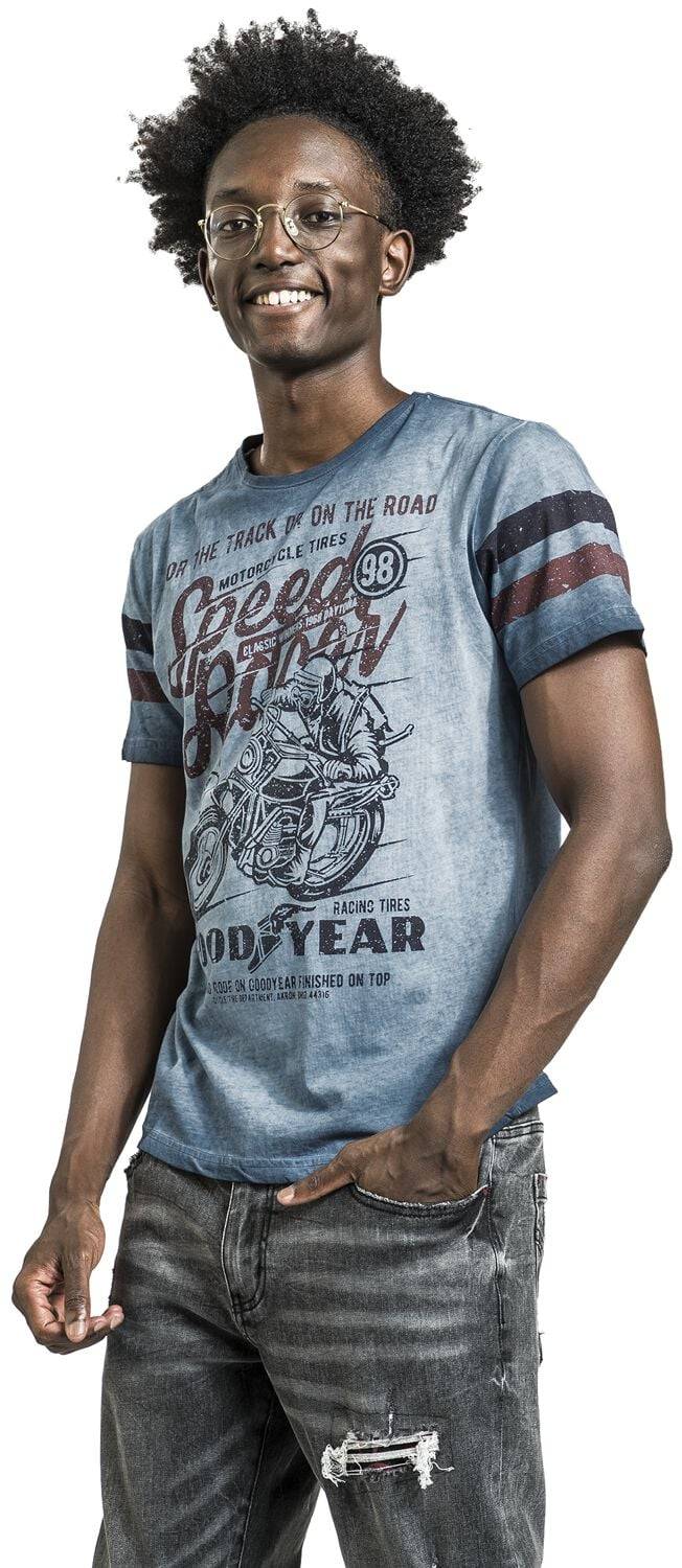EMP "Men T-Shirt Comfort Fit" T-Shirt Blau Von GoodYear