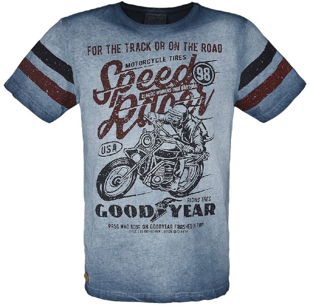 EMP "Men T-Shirt Comfort fit" T-Shirt blau von GoodYear