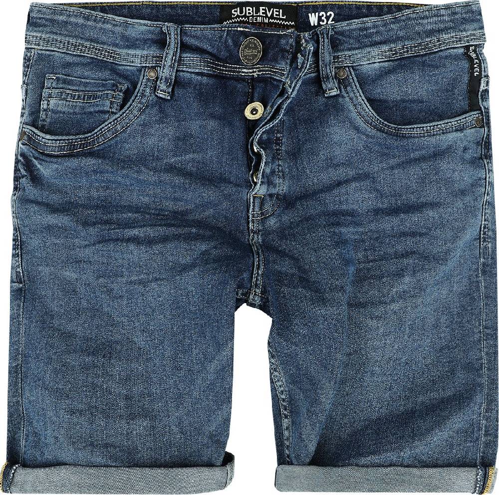 EMP "Mens Denim Bermuda" Short blau von Sublevel Denim