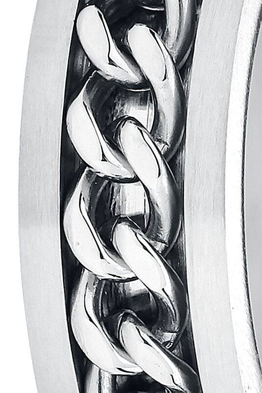 EMP "Mesh Steel" Ring Silberfarben Von EtNox Hard And Heavy