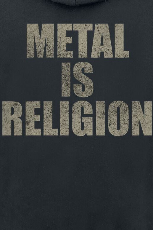EMP "Metal Is Religion" Kapuzenpullover Schwarz Von Powerwolf