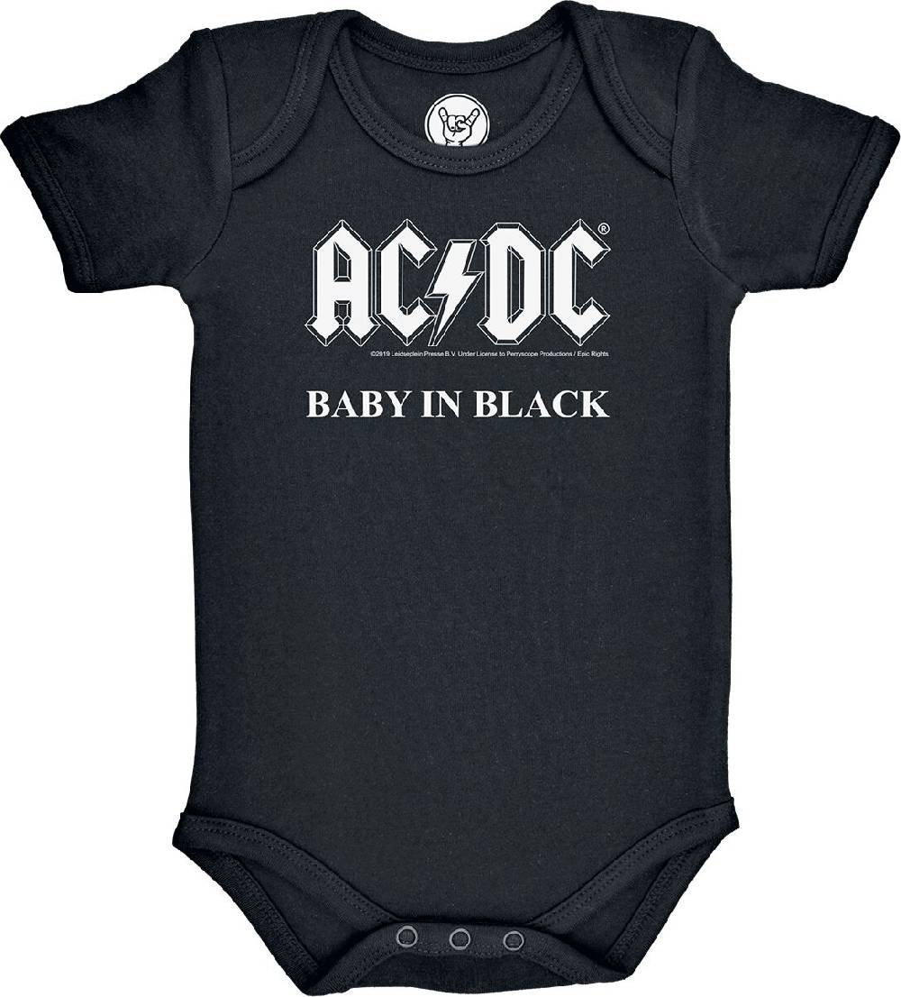 EMP "Metal-Kids - Baby In Black" Body schwarz von AC/DC