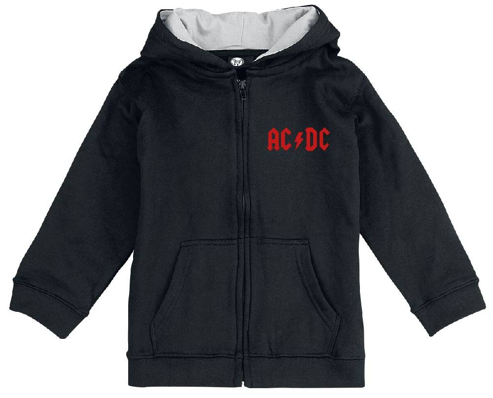 EMP "Metal-Kids - Black Ice" Baby-Kapuzenjacke schwarz von AC/DC