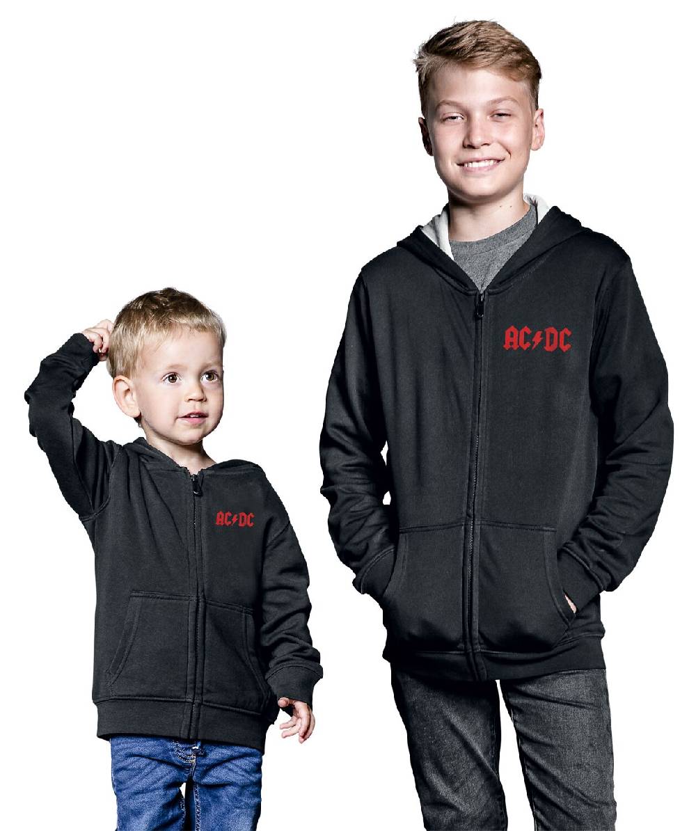 EMP "Metal-Kids - Black Ice" Kinder-Kapuzenjacke Schwarz Von AC/DC