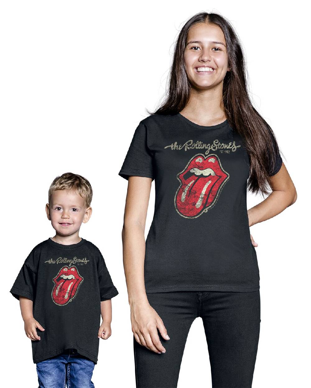 EMP "Metal-Kids - Classic Tongue" T-Shirt Schwarz Von The Rolling Stones