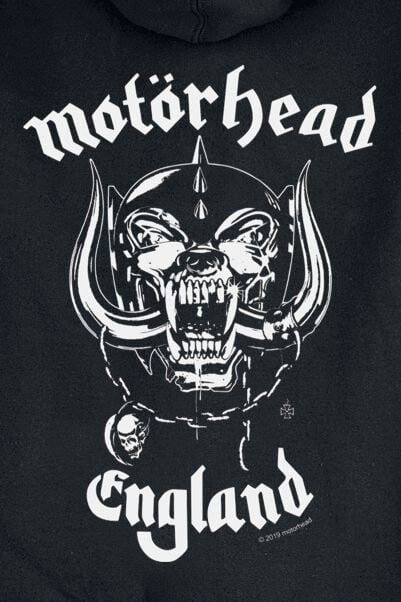 EMP "Metal-Kids - England" Kinder-Kapuzenjacke Schwarz Von Motörhead