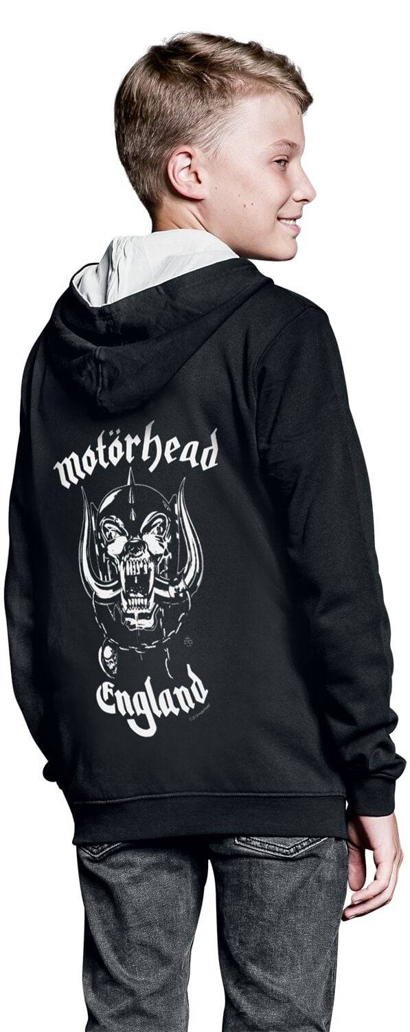 EMP "Metal-Kids - England" Kinder-Kapuzenjacke Schwarz Von Motörhead