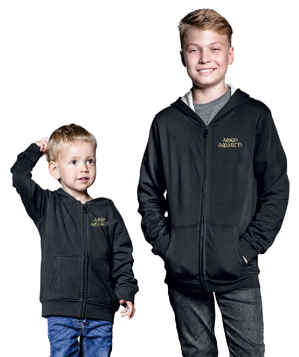 EMP "Metal-Kids - Little Berserker" Kinder-Kapuzenjacke Schwarz Von Amon Amarth