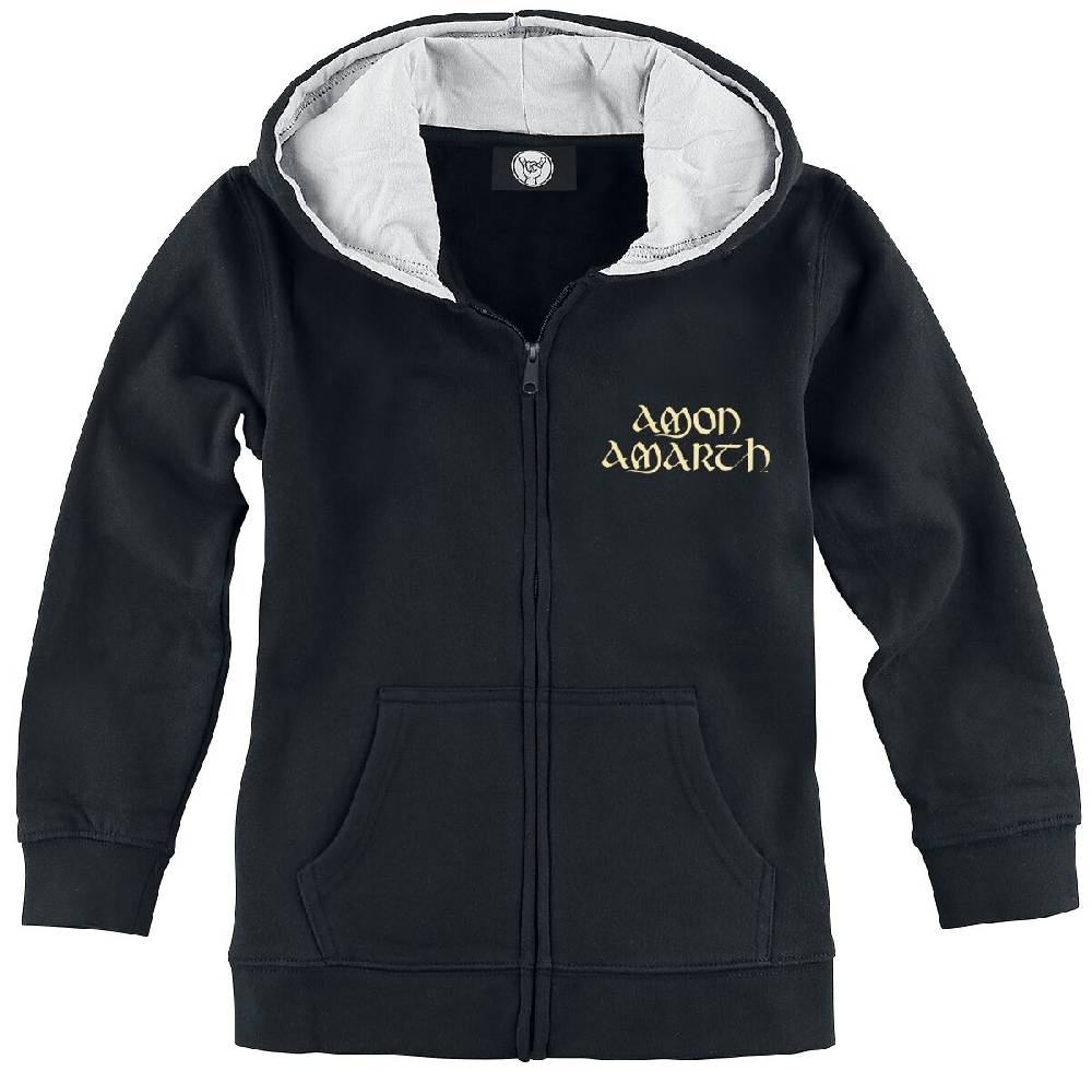 EMP "Metal-Kids - Little Berserker" Kinder-Kapuzenjacke schwarz von Amon Amarth