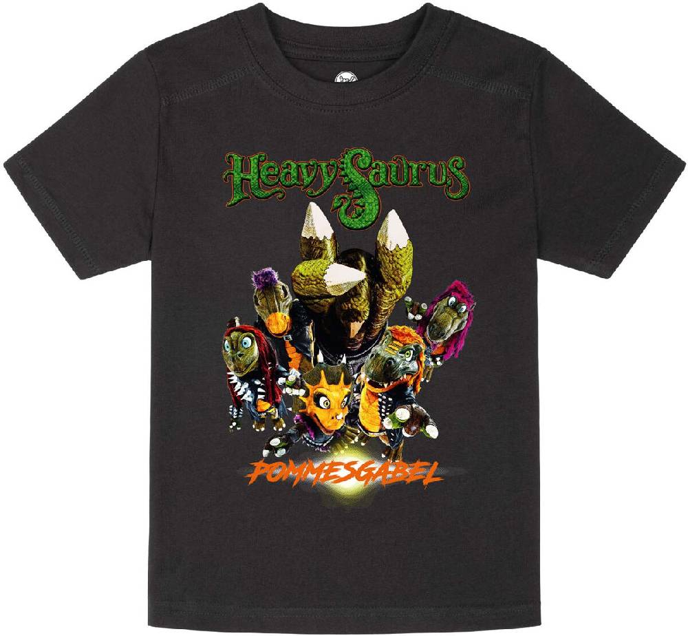 EMP "Metal-Kids - Pommesgabel" T-Shirt schwarz von Heavysaurus