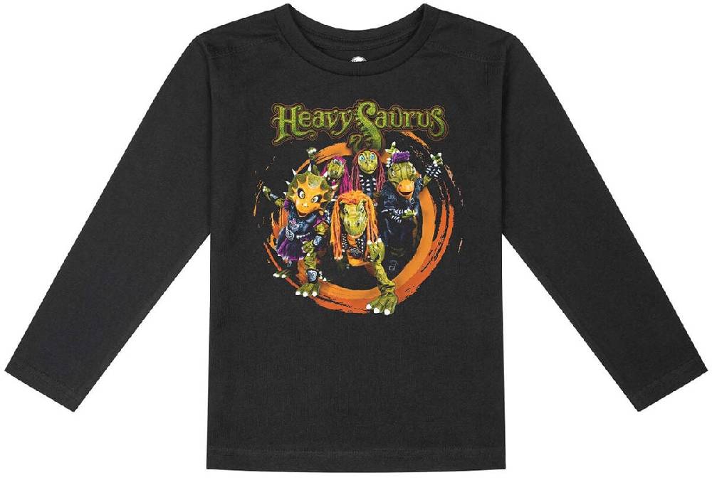 EMP "Metal-Kids - Rock 'n Rarr" Langarmshirt schwarz von Heavysaurus