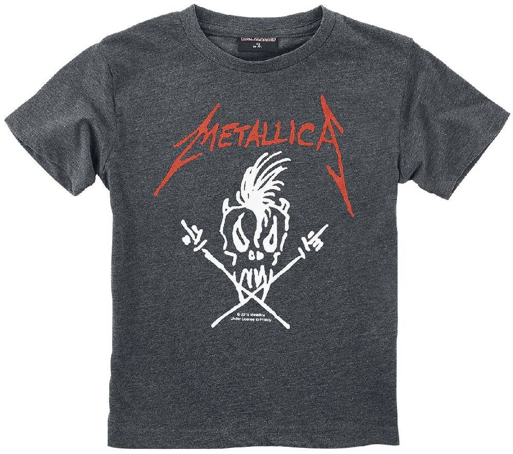 EMP "Metal-Kids - Scary Guy" T-Shirt anthrazit meliert von Metallica