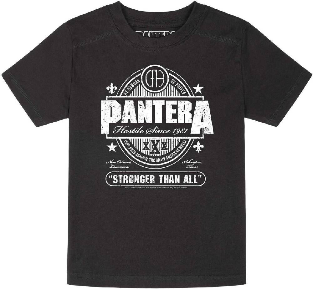 EMP "Metal-Kids - Stronger Than All" T-Shirt schwarz von Pantera