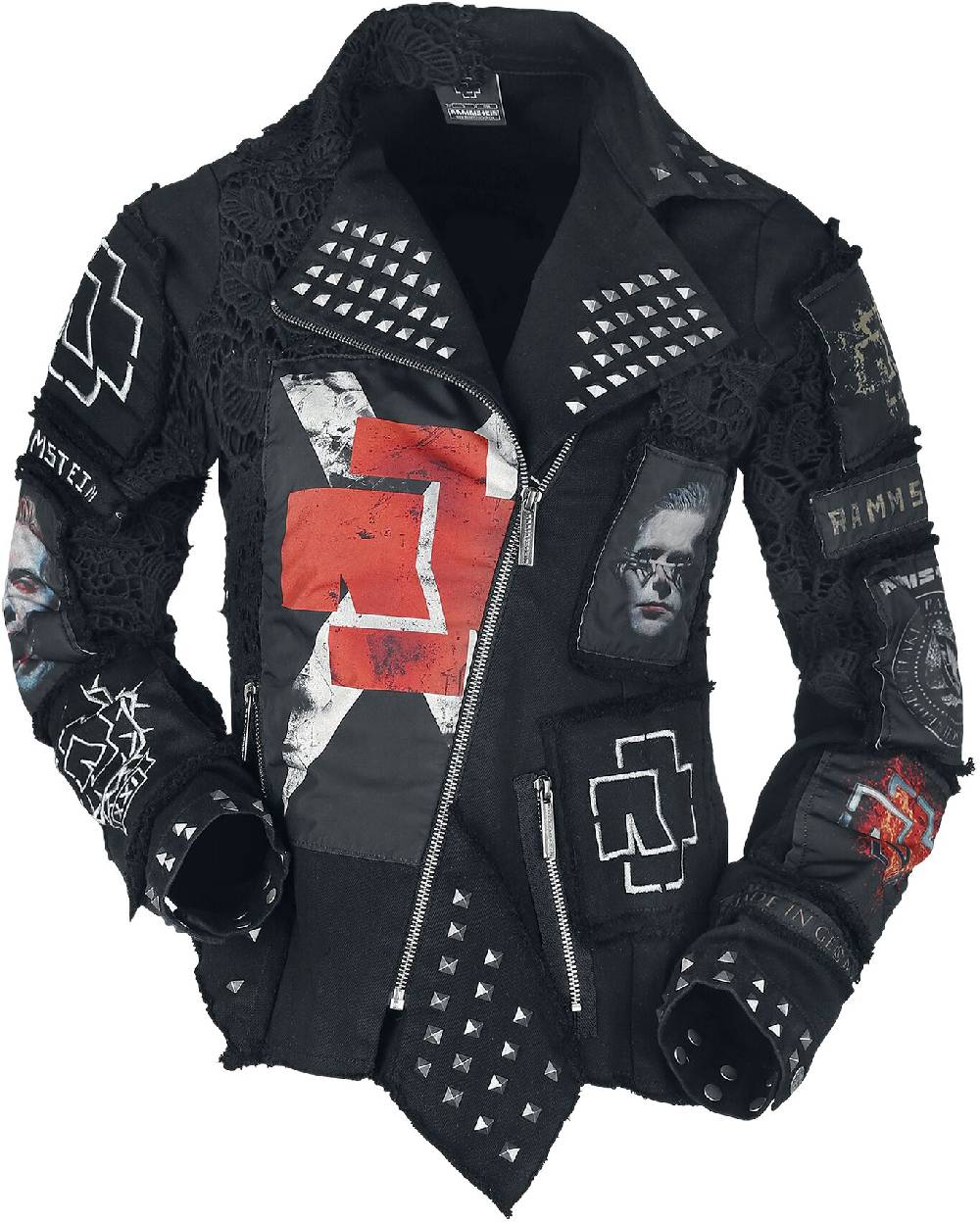 EMP "Metal Patches" Übergangsjacke schwarz von Rammstein