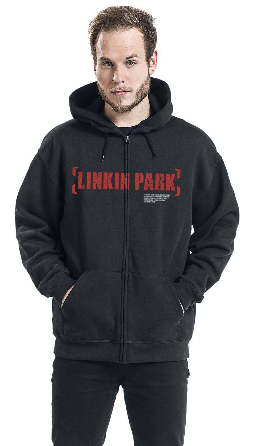 EMP "Meteora Red" Kapuzenjacke Schwarz Von Linkin Park