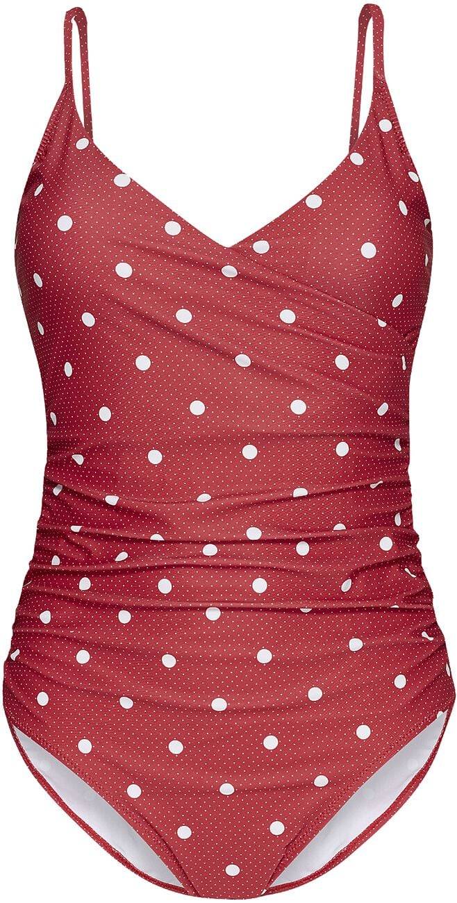EMP "Mia Maria Swimsuit" Badeanzug rot/weiß von Vive Maria