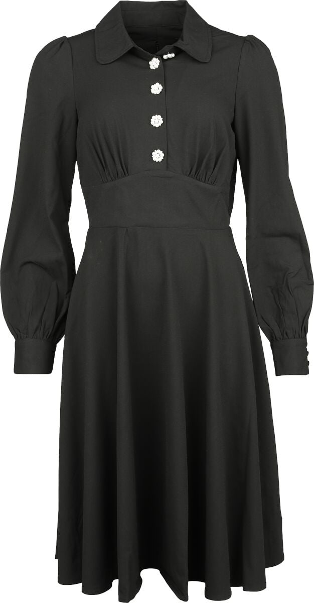 EMP "Mia Midi Dress" Mittellanges Kleid schwarz von Hell Bunny