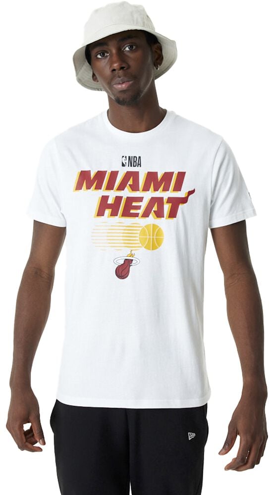 EMP "Miami Heat Graphic Tee" T-Shirt weiß von New Era - NBA
