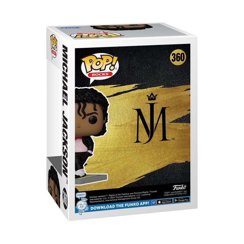 EMP "Michael Jackson (Billie Jean) Rocks! Vinyl Figur 360" Funko Pop! Multicolor Von Michael Jackson