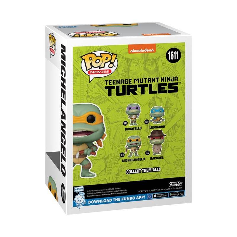 EMP "Michelangelo Vinyl Figur 1611" Funko Pop! Multicolor Von Teenage Mutant Ninja Turtles