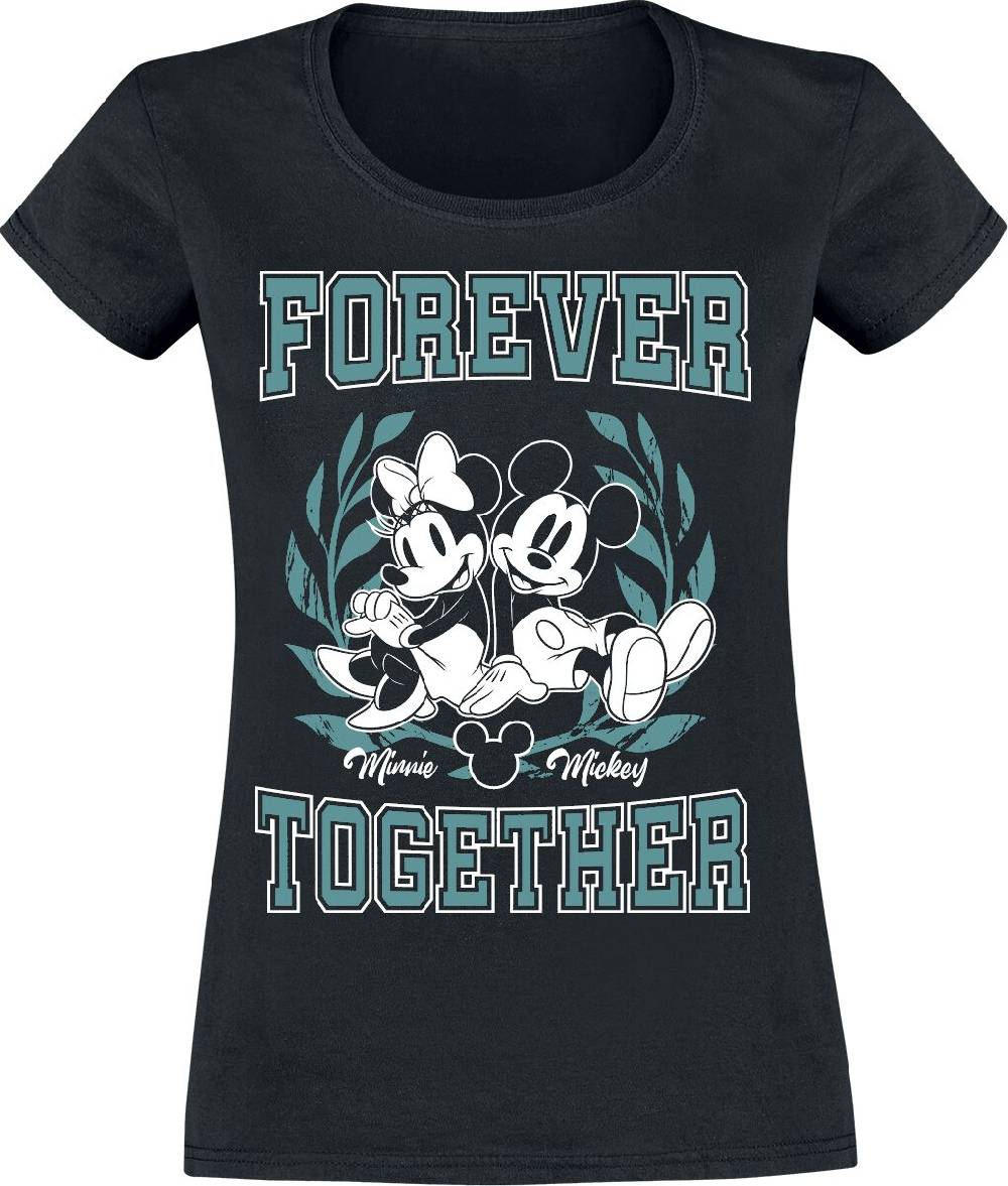 EMP "Mickey And Minnie Mouse - Forever Together" T-Shirt schwarz von Micky Maus
