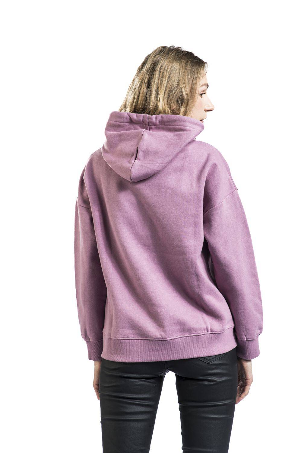 EMP "Mickey Mouse" Kapuzenpullover Altrosa Von Micky Maus