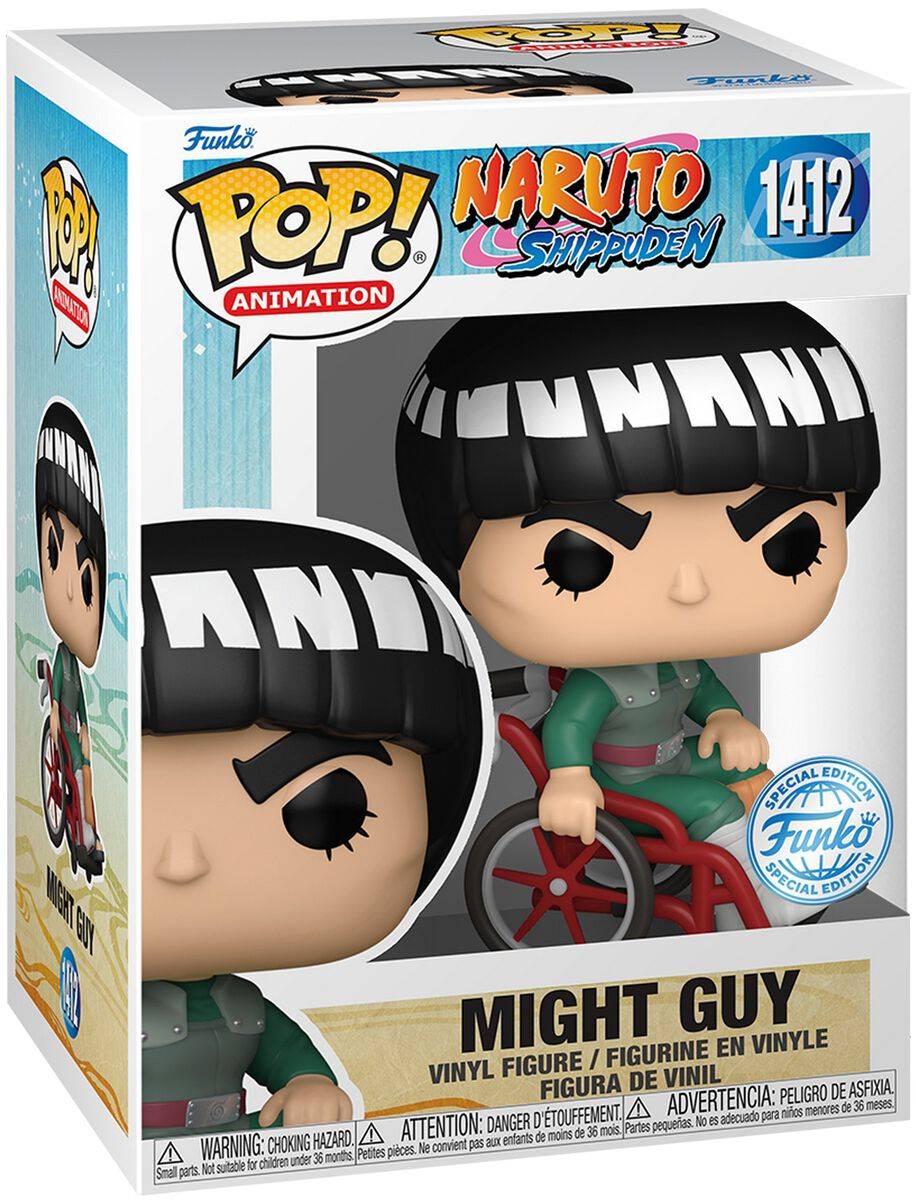 EMP "Might Guy Vinyl Figur 1412" Funko Pop! weiß von Naruto