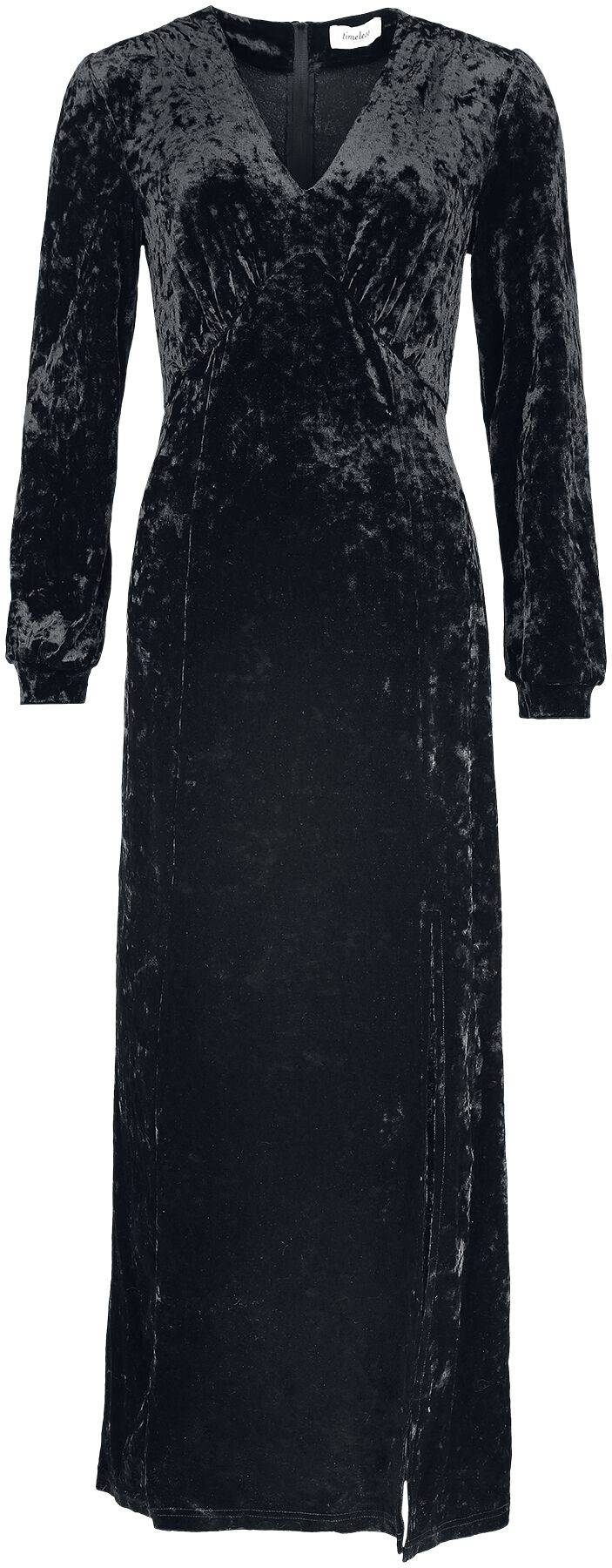 EMP "Miley Black Dress" Langes Kleid schwarz von Timeless London