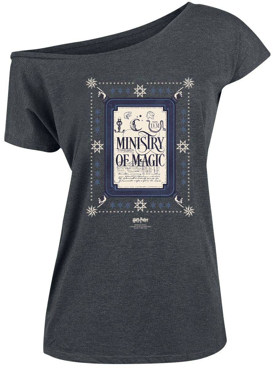 EMP "Ministery Of Magic" T-Shirt grau von Harry Potter