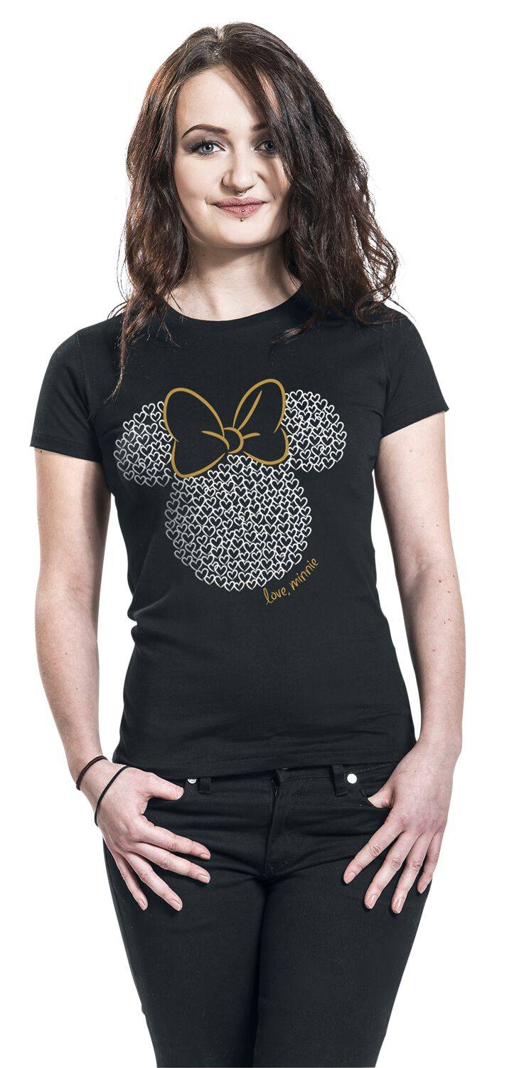 EMP "Minnie Maus - Love" T-Shirt Schwarz Von Micky Maus