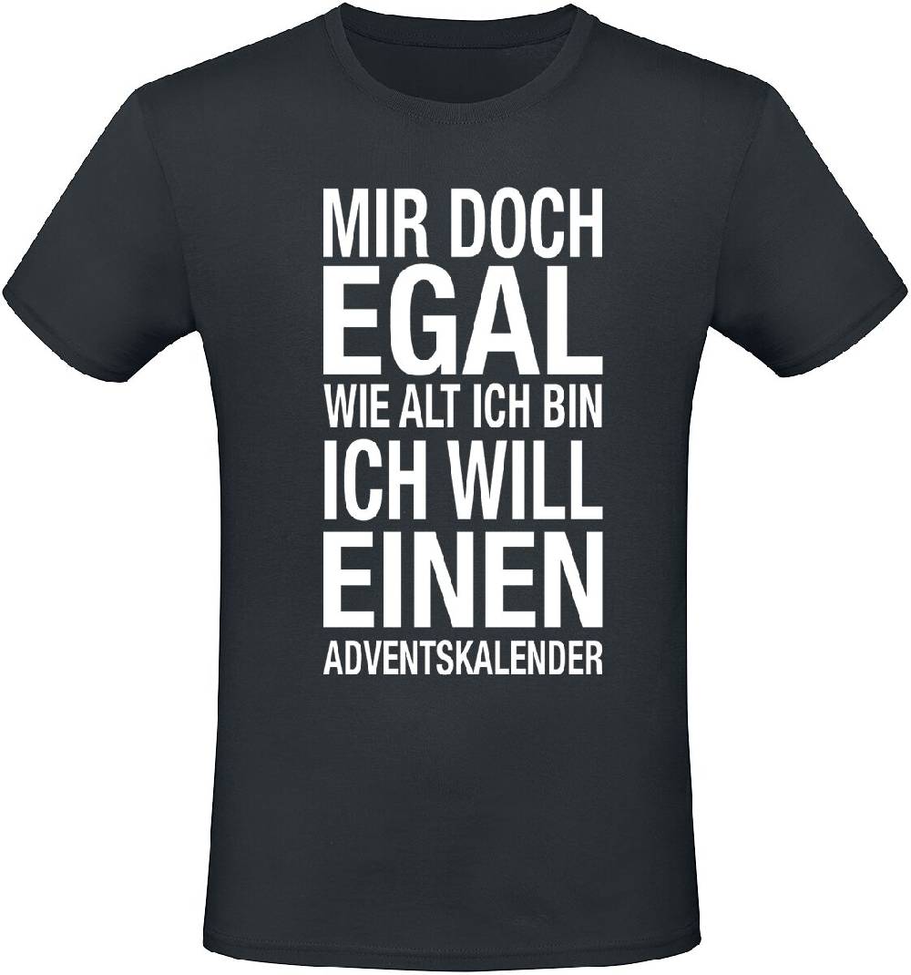 EMP "Mir doch egal wie alt ich bin" T-Shirt schwarz von Sprüche