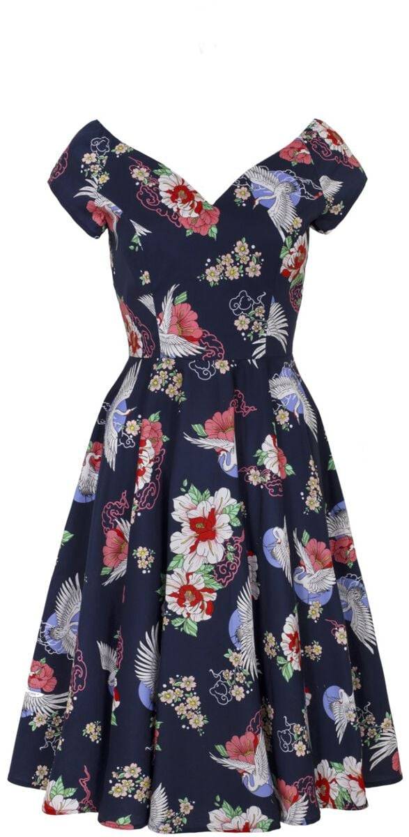 EMP "Misa Midi Dress" Mittellanges Kleid multicolor von Hell Bunny