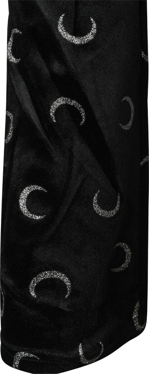 EMP "Misty Moon Top" Langarmshirt Schwarz/weiß Von Hell Bunny