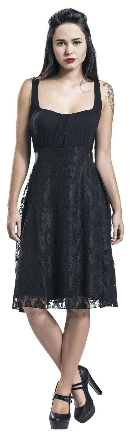 EMP Mittellanges Kleid Schwarz Von Black Premium By EMP