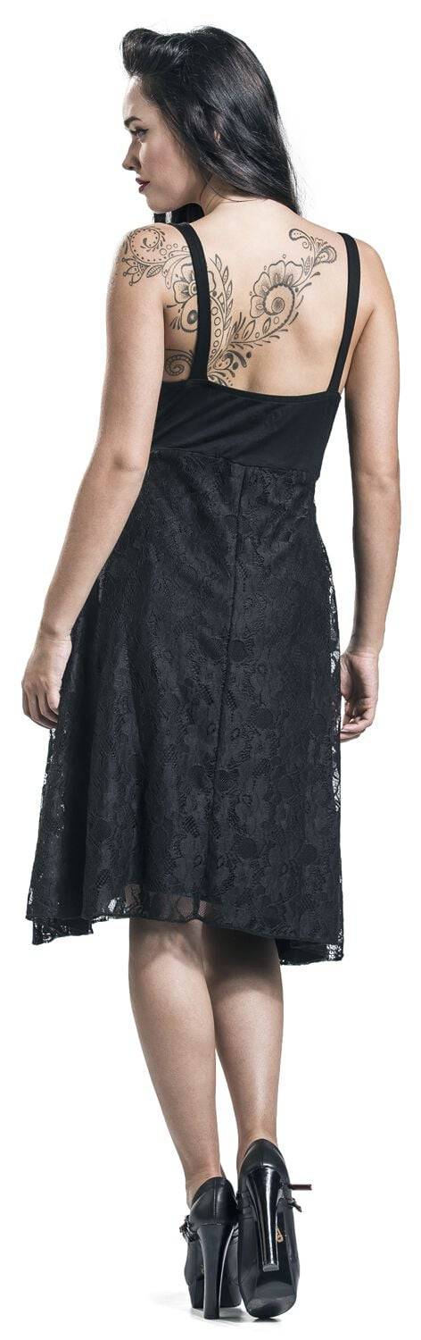 EMP Mittellanges Kleid Schwarz Von Black Premium By EMP