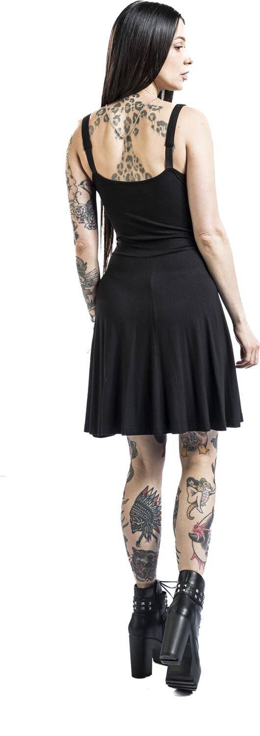 EMP Mittellanges Kleid Schwarz Von Gothicana By EMP
