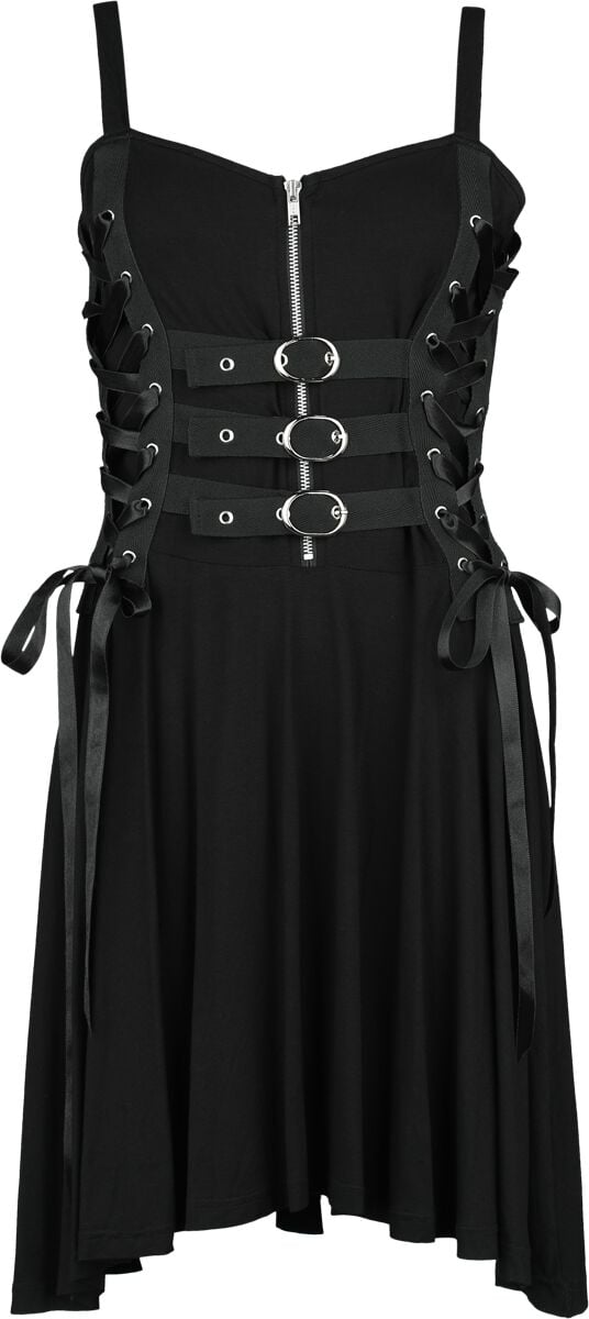 EMP Mittellanges Kleid schwarz von Gothicana by EMP