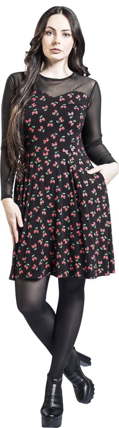 EMP Mittellanges Kleid Schwarz Von Rock Rebel By EMP